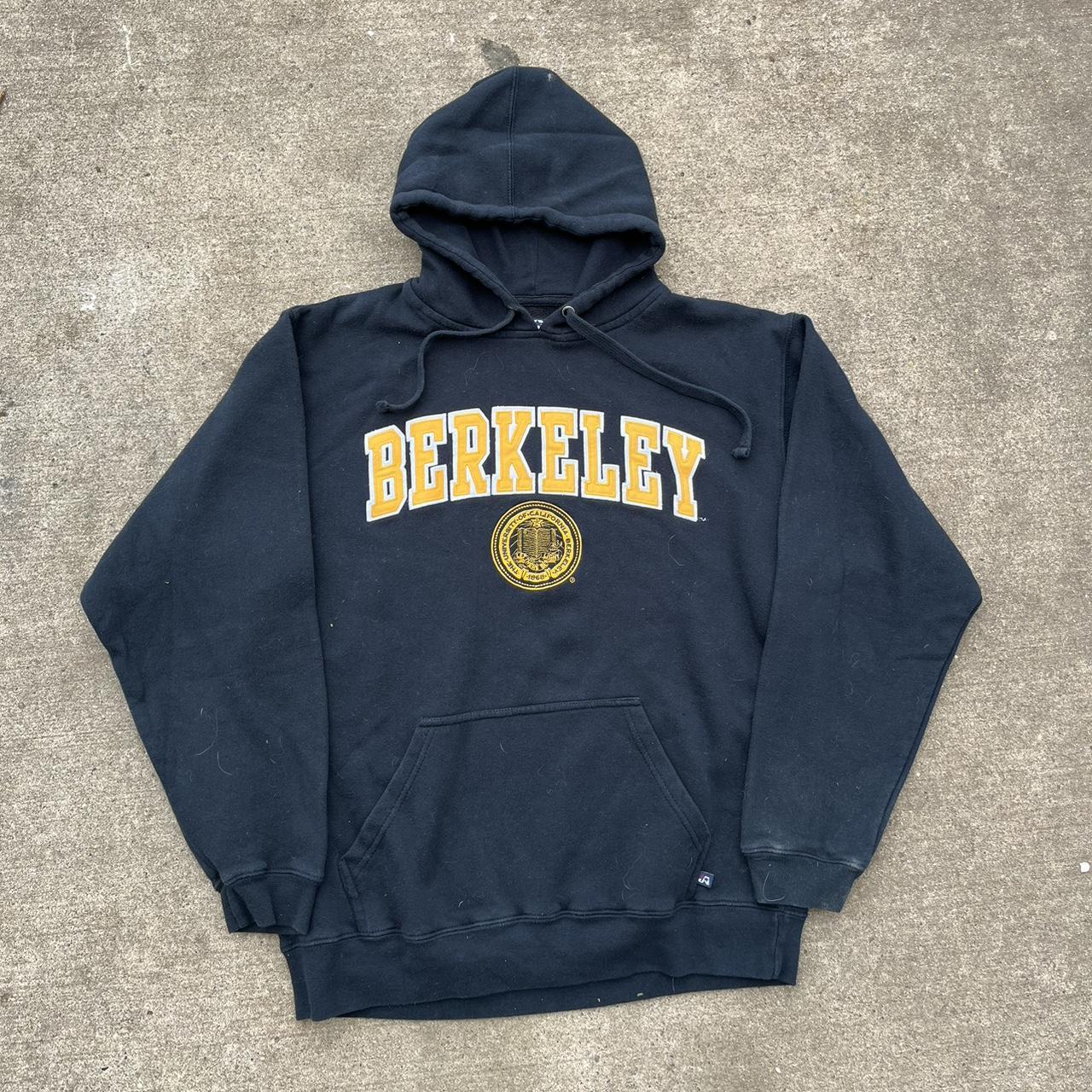 Vintage 90s Berkeley university hoodie Nice... - Depop