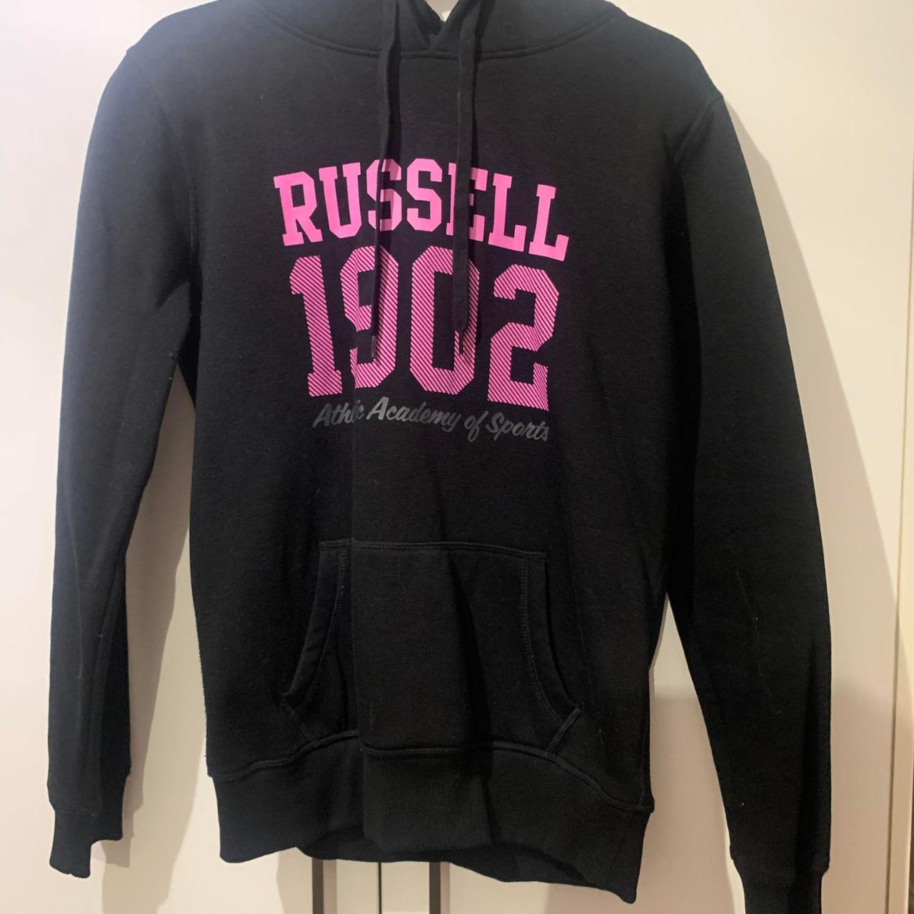 Russell Athletic Women's Black Coat Depop