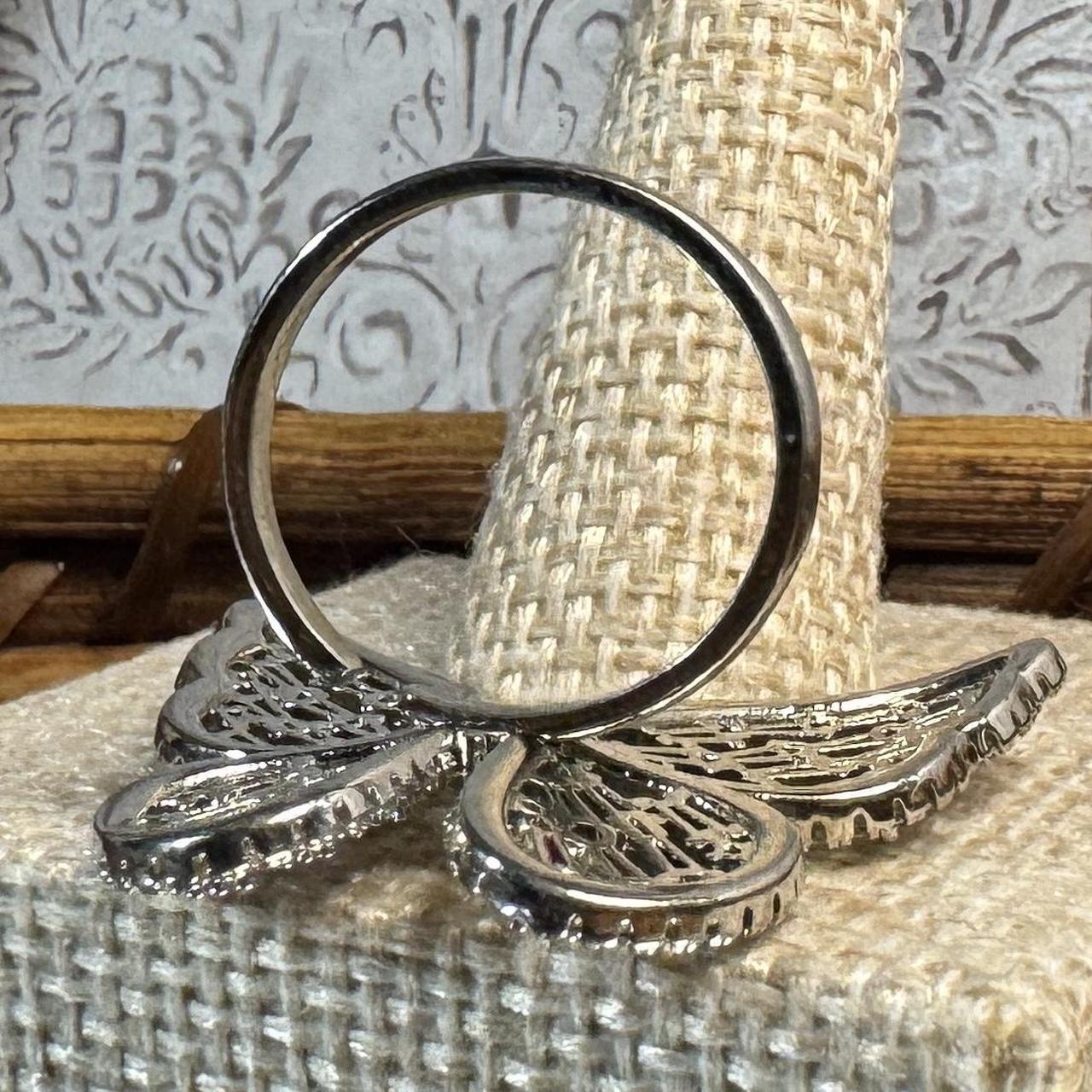 Preloved Women's Ring - Silver/Multi – Multicolor… - image 6