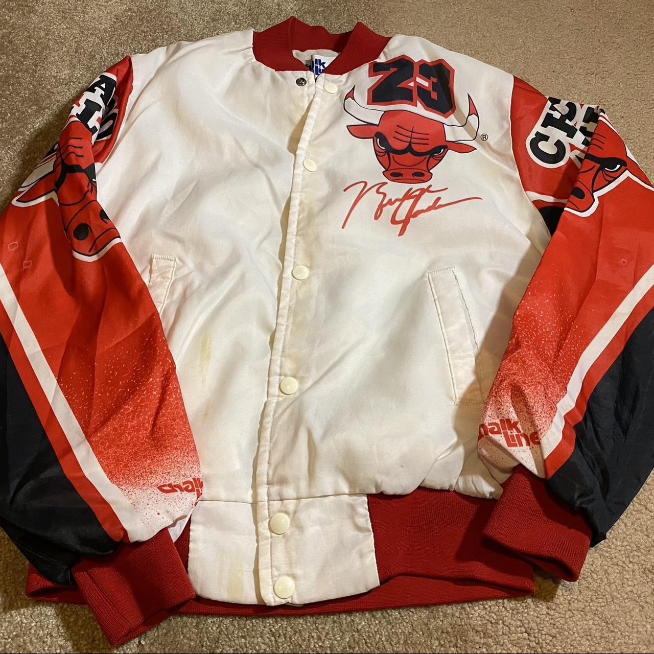 CHICAGO BULLS VARSITY JACKET BY CHALKLINE, Men's Fashion, Coats