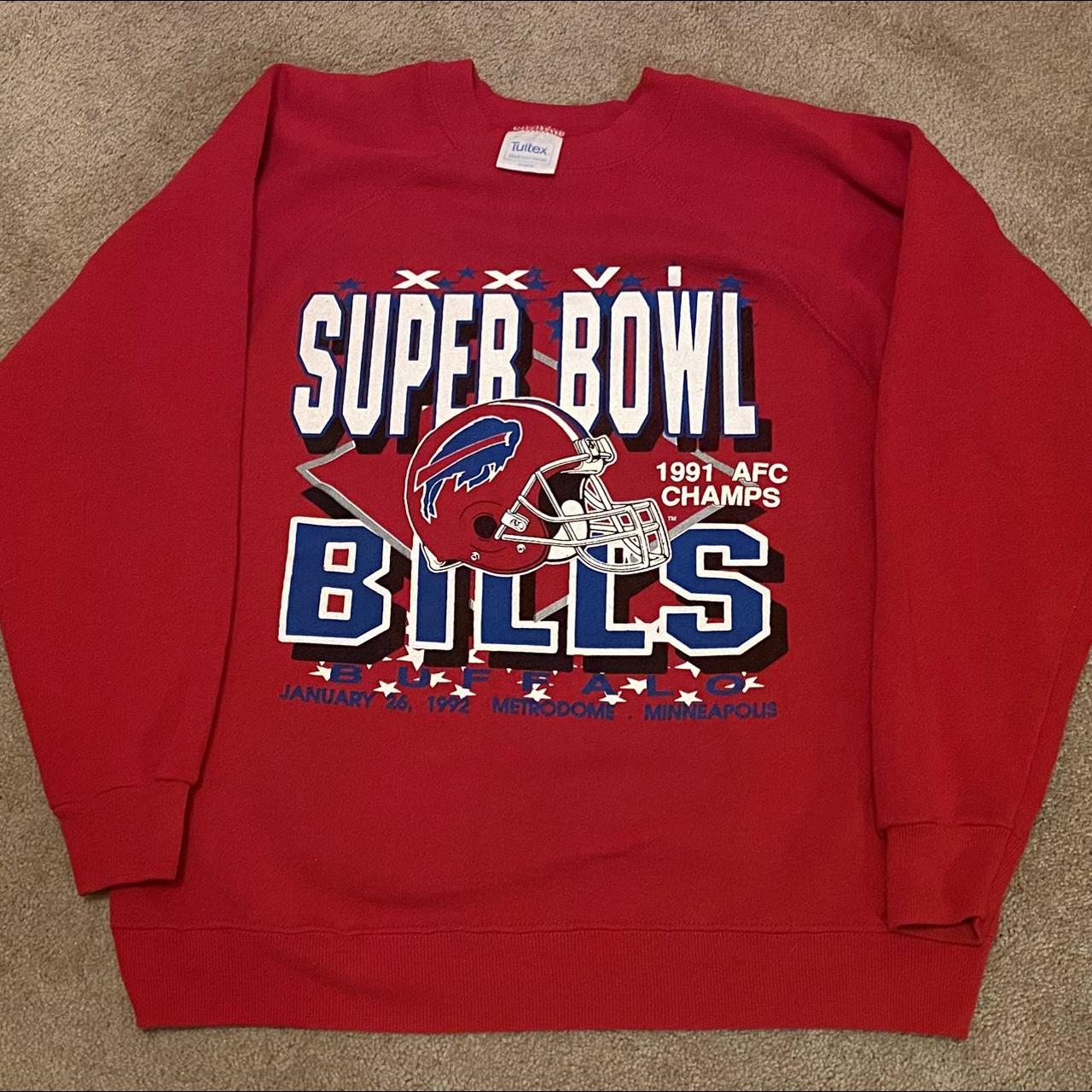 Vintage 1992 Buffalo Bills Crew-Neck Sweatshirt