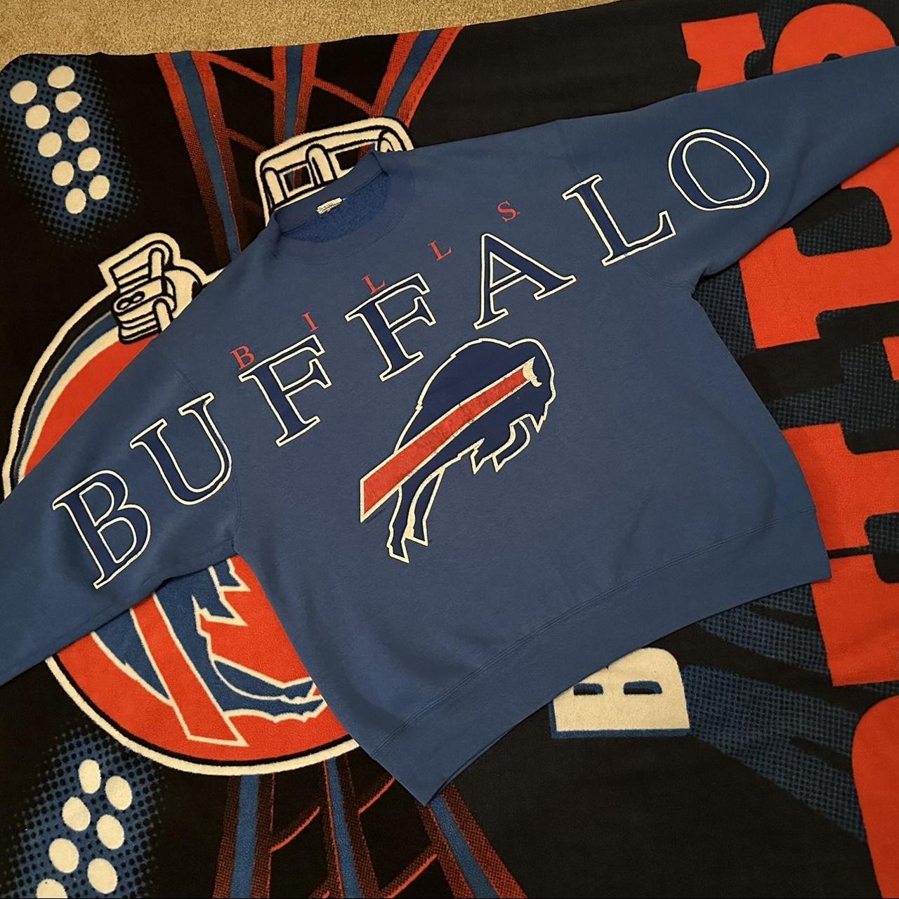 Vintage Embroidered Buffalo Bills Sweatshirt (1990s)  Buffalo bills  sweatshirt, Sweatshirts, Vintage sweatshirt