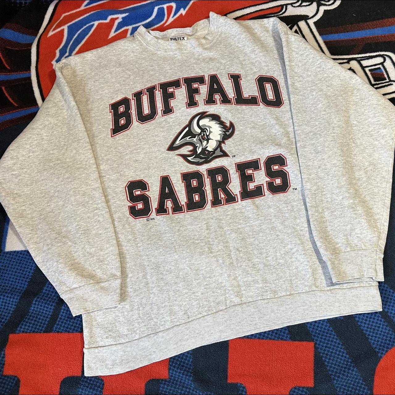 Buffalo Sabres GOAT HEAD Vintage 90's NHL Crewneck Sweatshirt