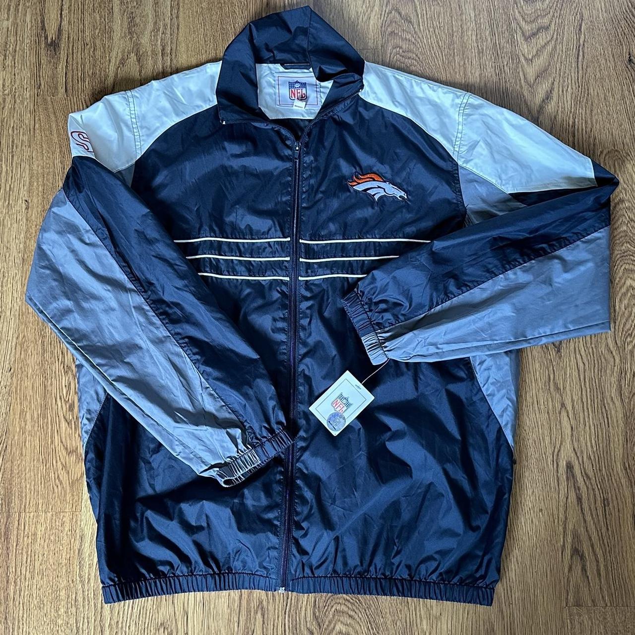 Vintage Y2K Denver Broncos windbreaker jacket. Depop