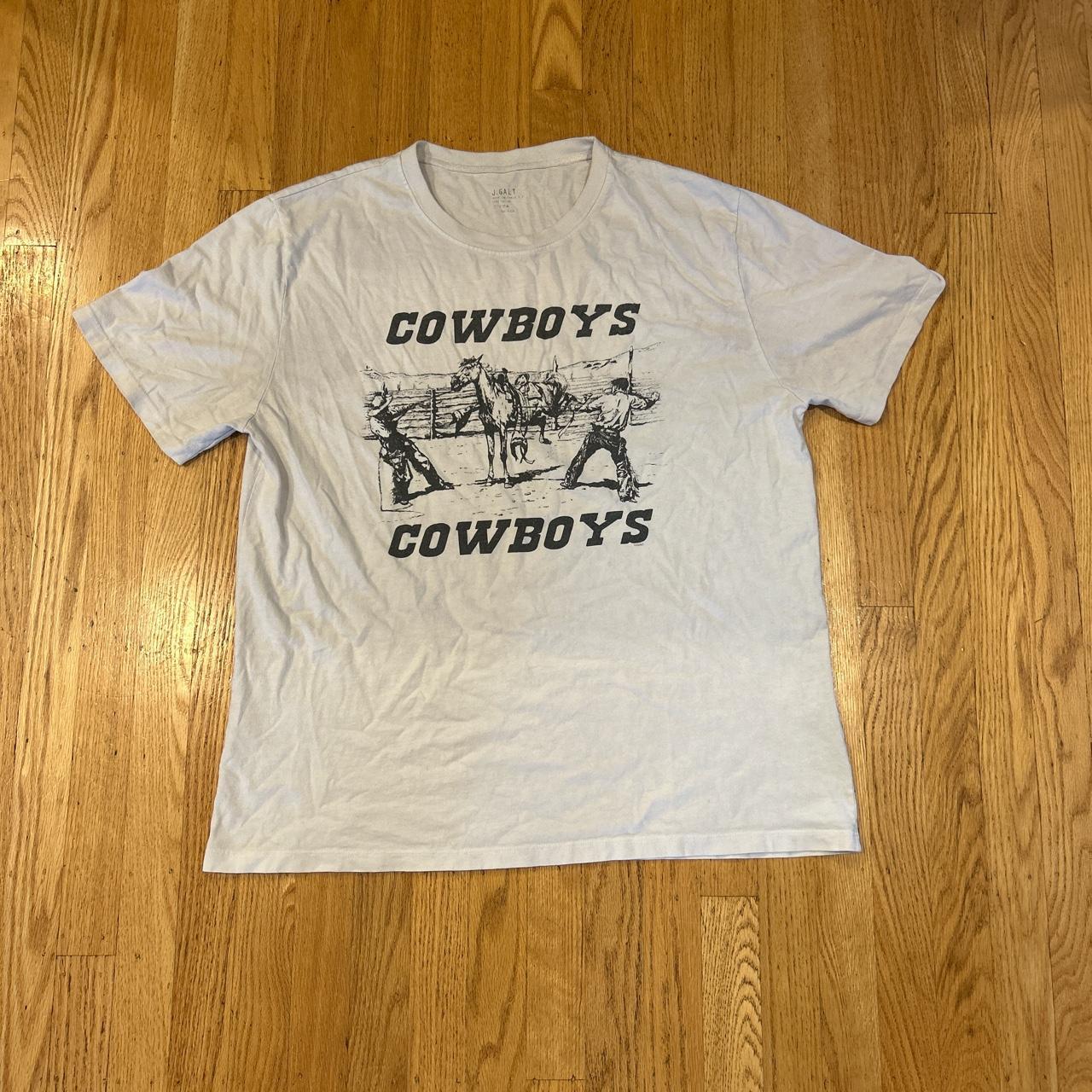 Brandy Melville oversized cowboys tee 🐮🤠 Depop