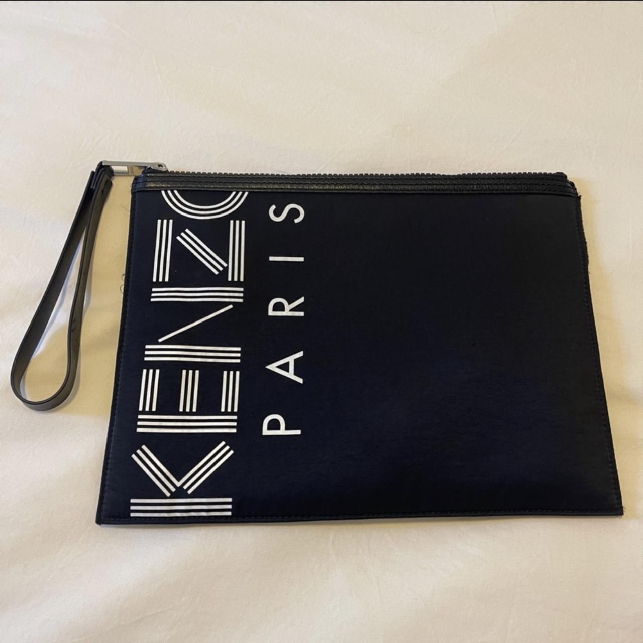 Kenzo Clutch Kenzo clutch in Black Dust bag is... Depop