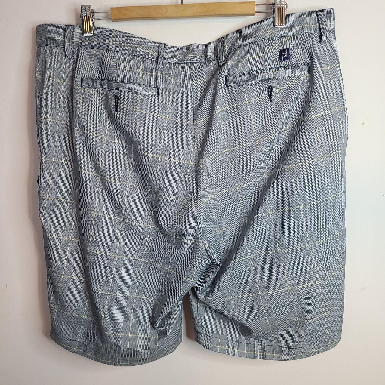 FootJoy Men's Grey and Blue Shorts | Depop