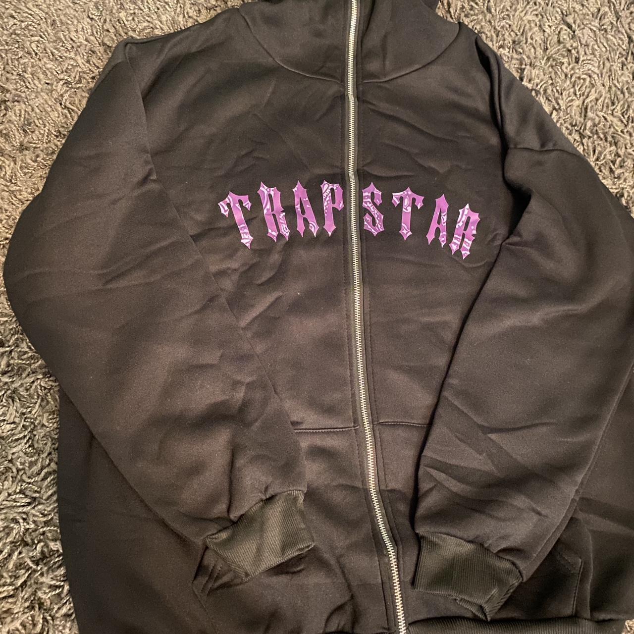 Trapstar Y2K Zipp Up Sz L Thin Cotton Ok Quality - Depop