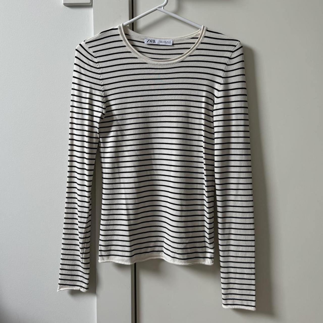 Zara Basic Knit Sweater Size S, fit would be... - Depop