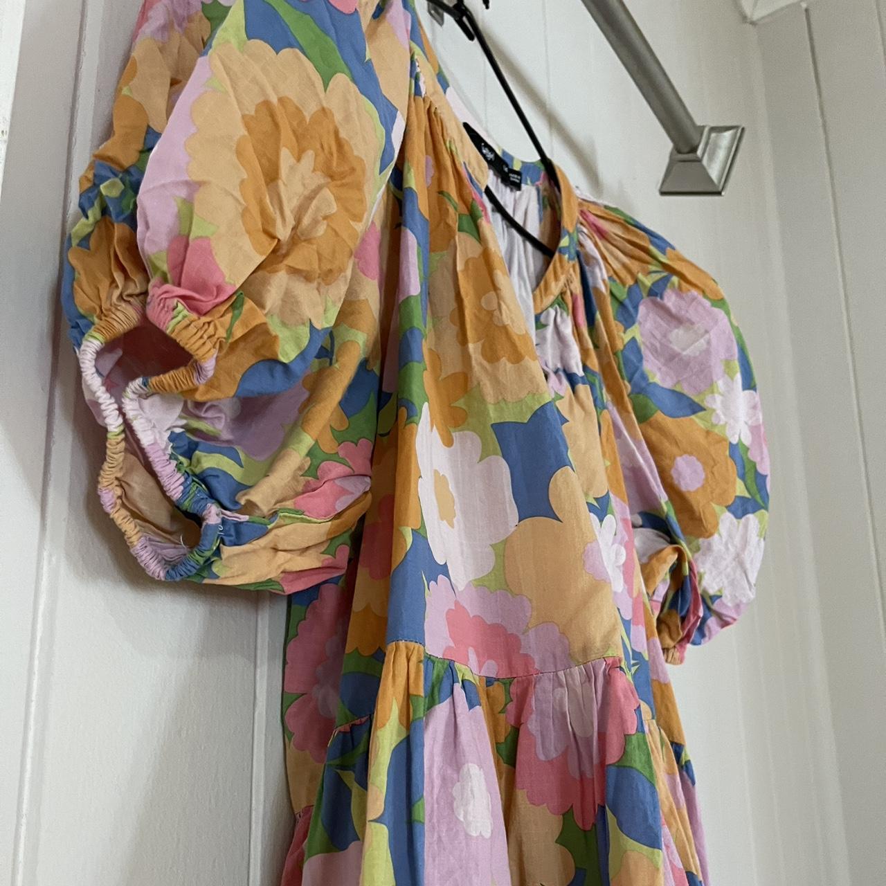 Sportsgirl floral smock dress Depop