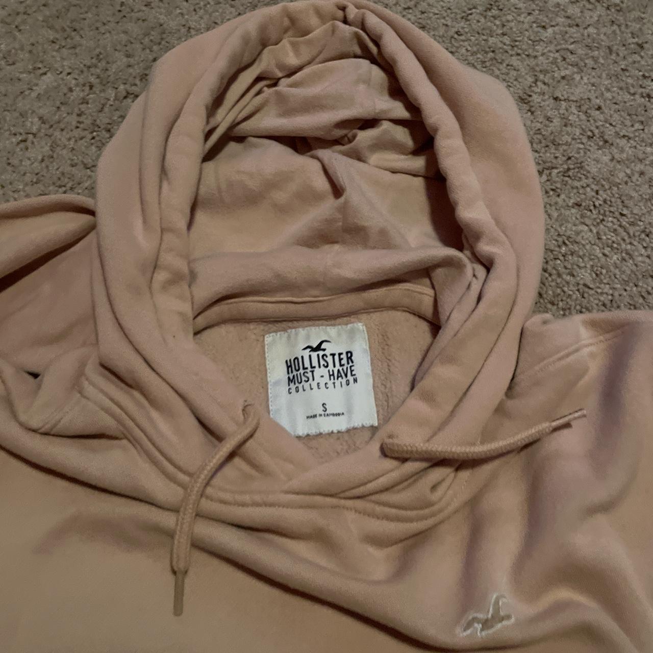 Tan store hollister hoodie