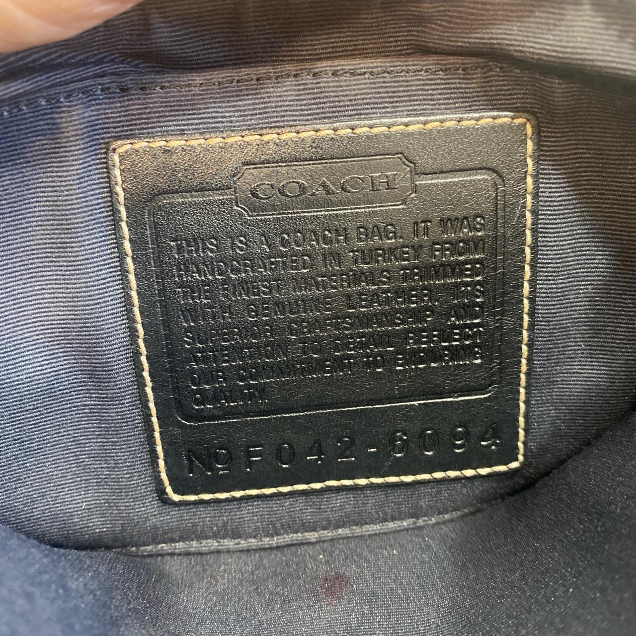 Y2K Vintage Coach Black Demi Mini Bag - Measures at - Depop