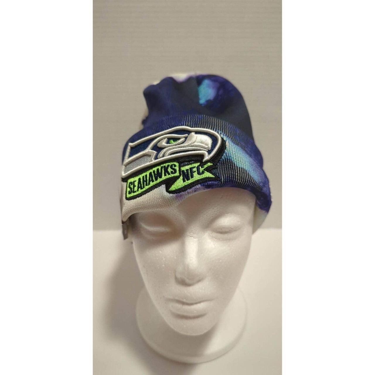 New Era Men's Seattle Seahawks Sideline Ink Knit Hat - Navy - Each