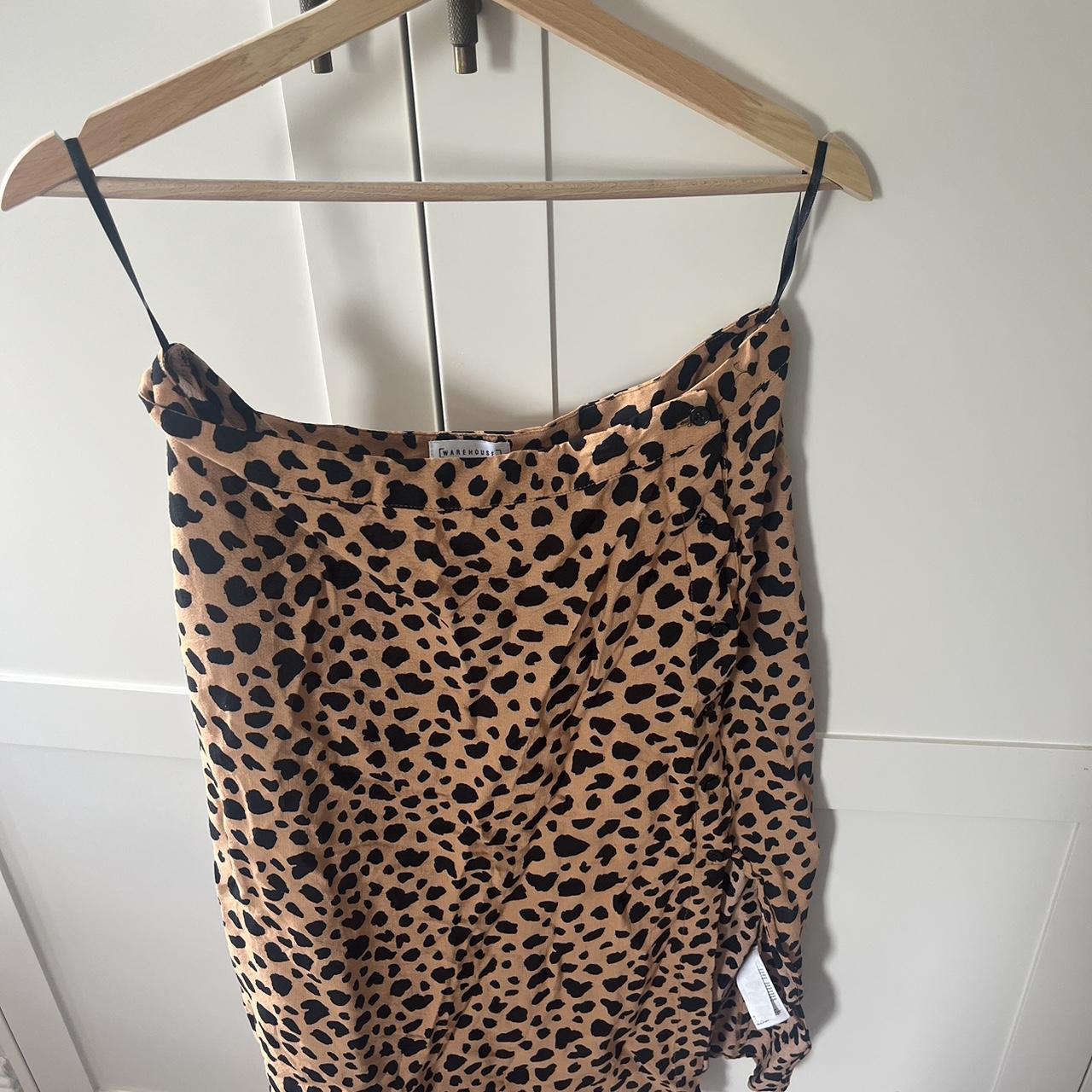 Leopard print skirt warehouse hotsell