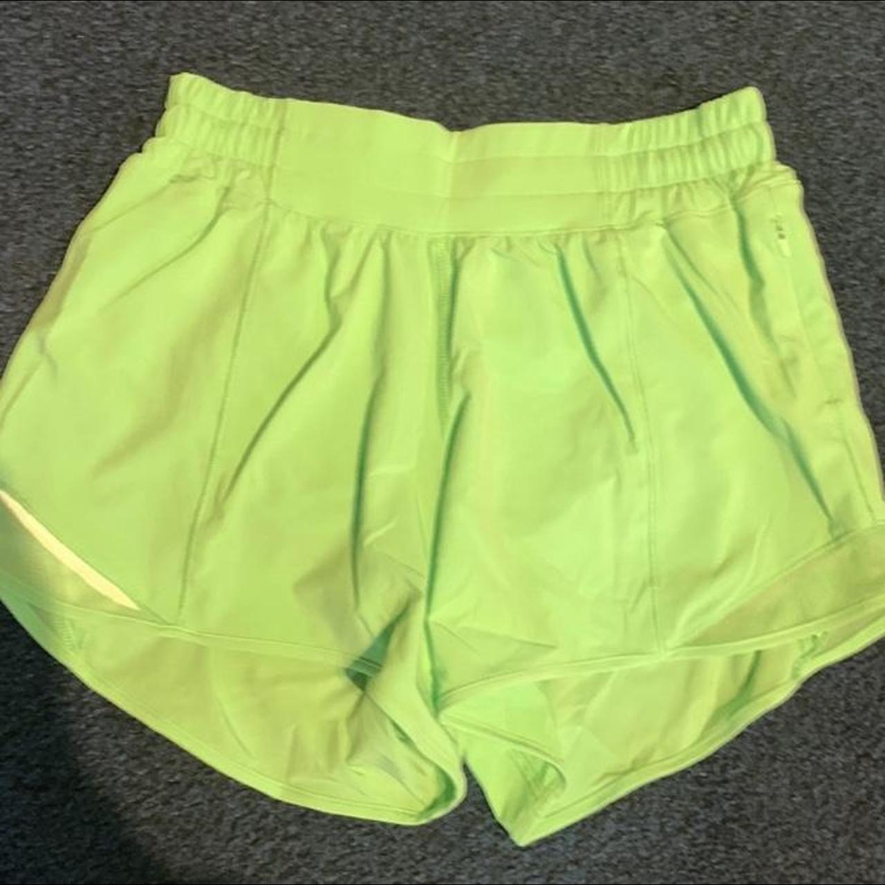 Lululemon Women's Green Shorts Depop