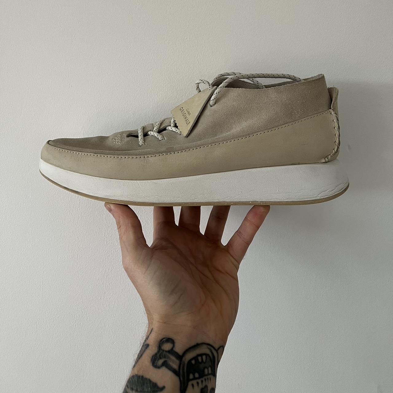 Clarks kiowa hot sale off white