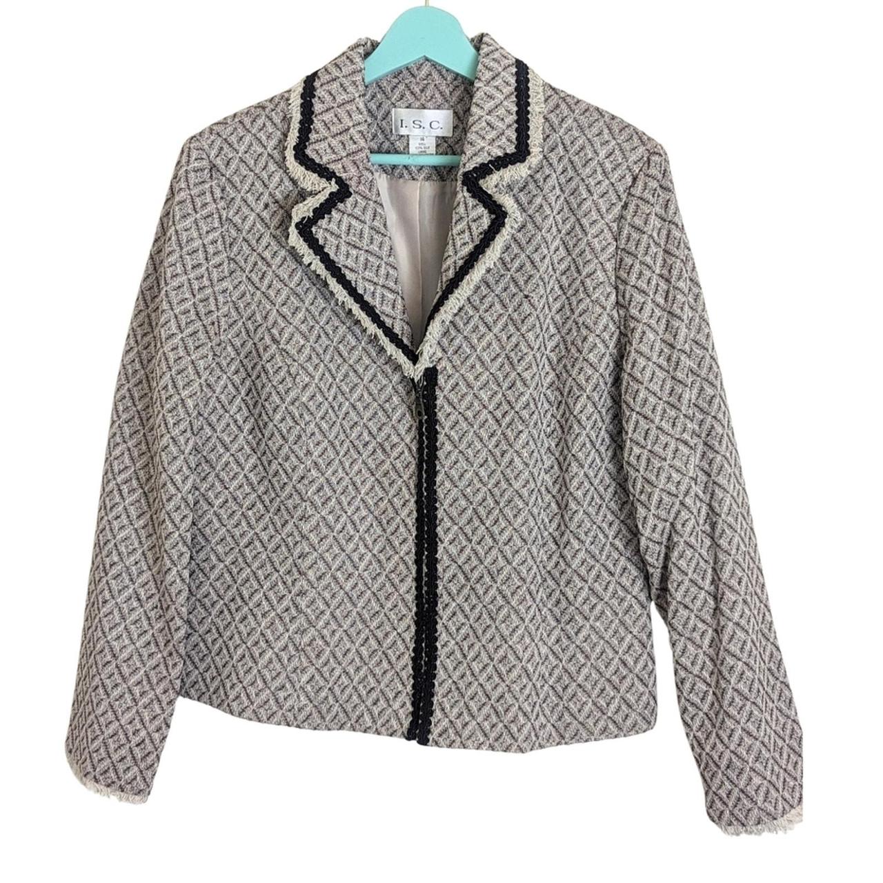 Source Unknown Women's Jacket - Cream/Brown - 14 … - image 1