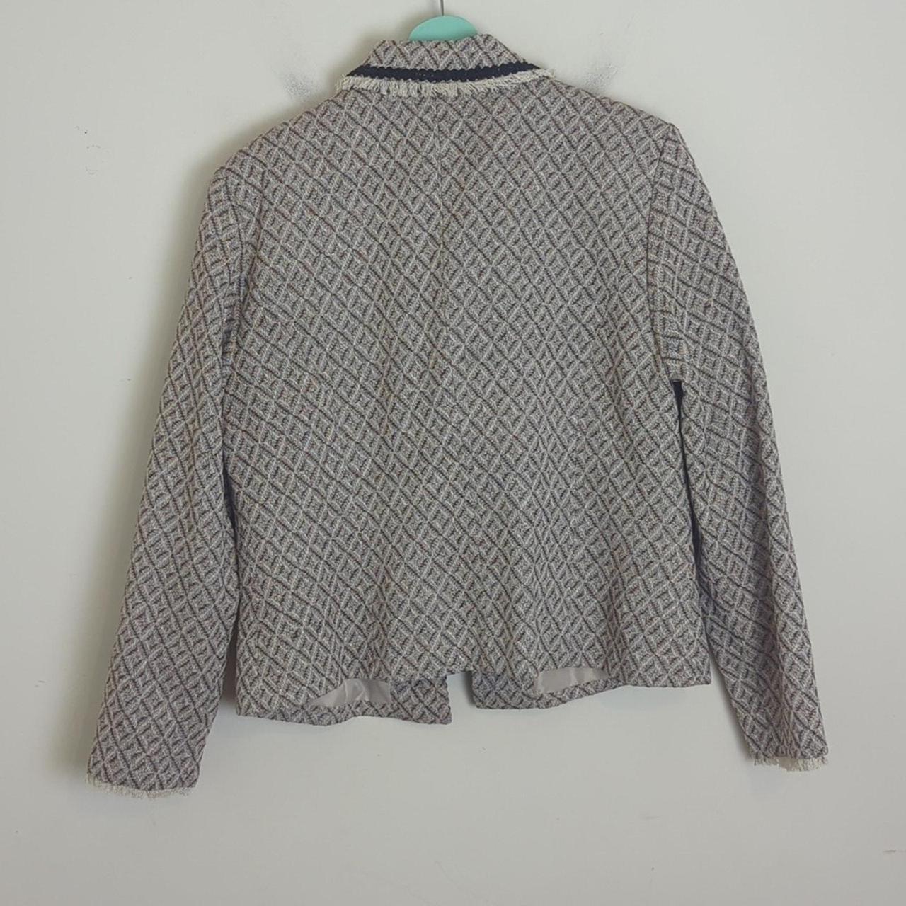 Source Unknown Women's Jacket - Cream/Brown - 14 … - image 8