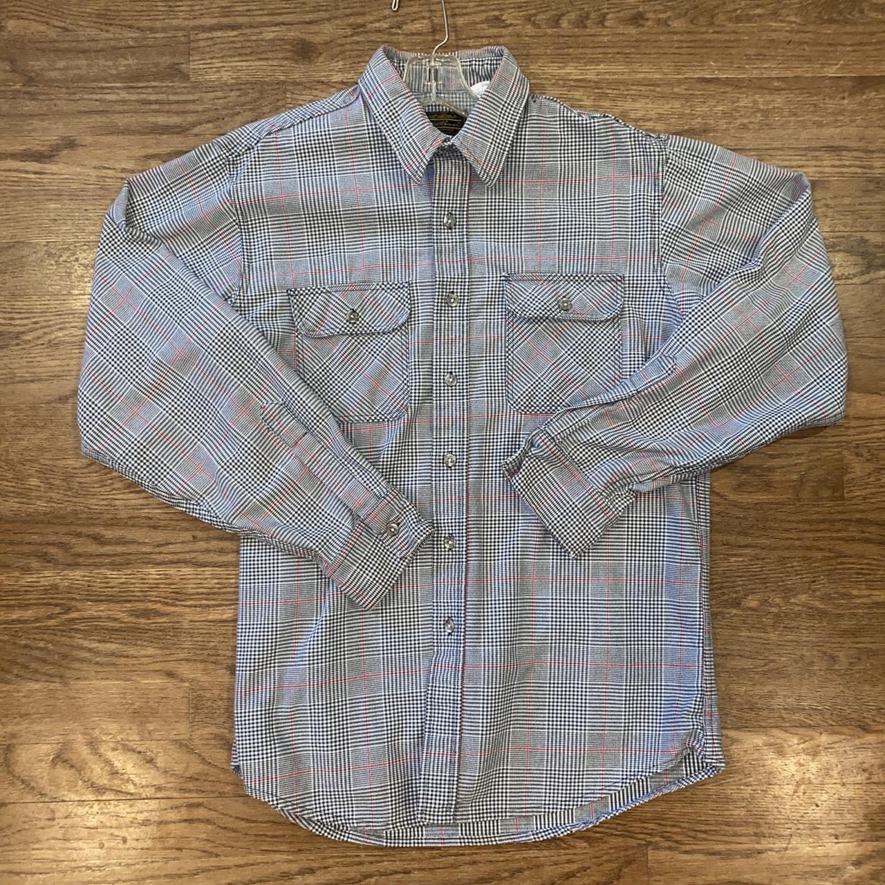 Vintage Eddie Bauer Button Up Overshirt Mens Size... - Depop