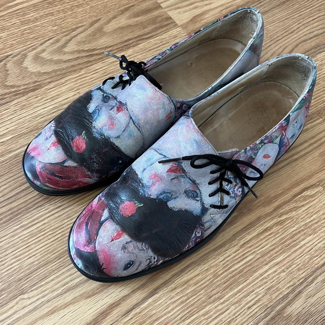 Icon Gustav Klimt Wearable Art Oxford Shoes sz... - Depop