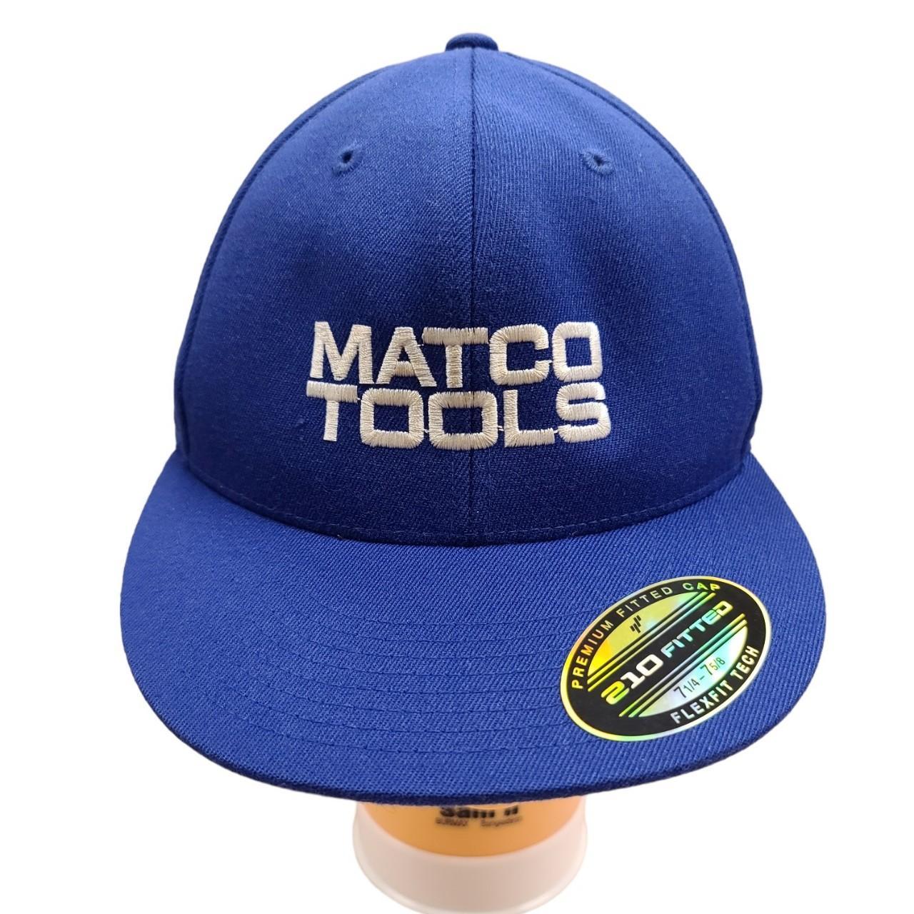 MATCO Tools 210 Fitted Size 7 1/4 - 7 5/8 Blue OSFM... - Depop