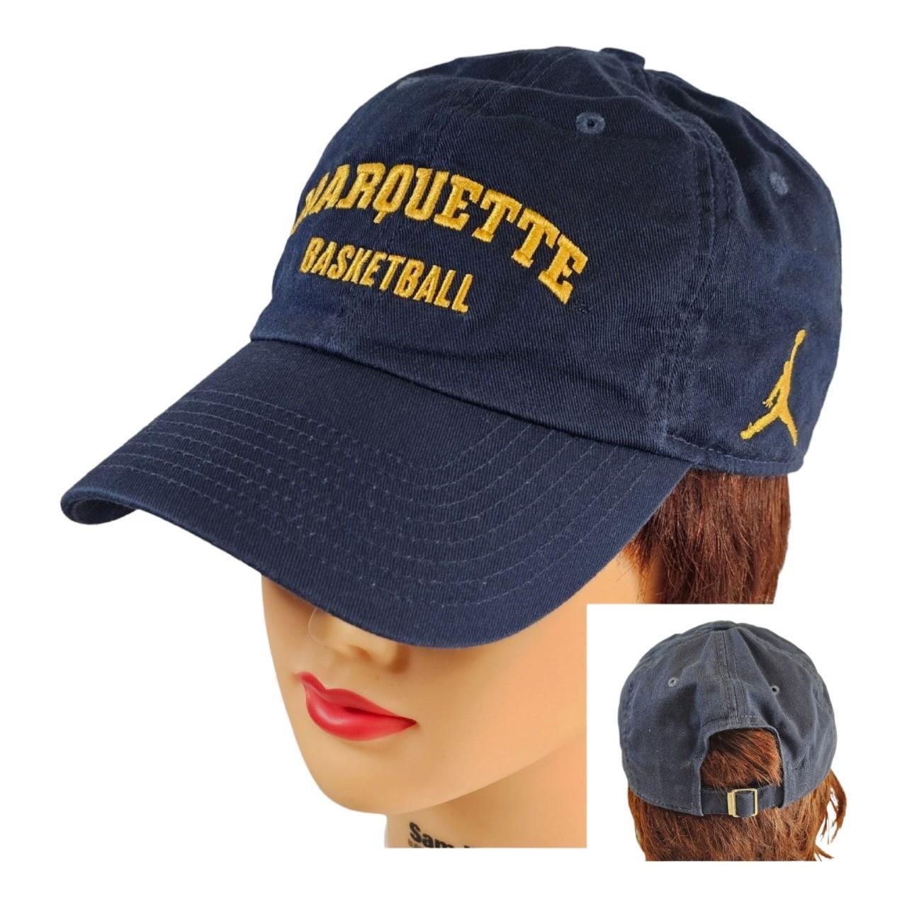 Marquette Basketball Jordan Hat Cap Adjustable... - Depop