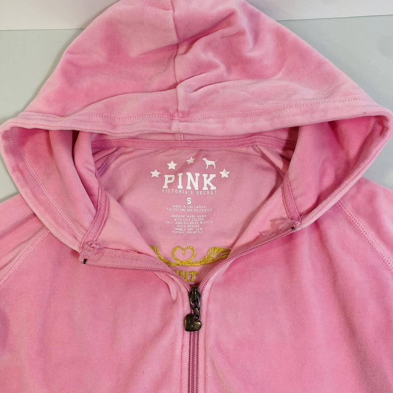 Victoria's Secret Pink yellow track jacket Zip - Depop