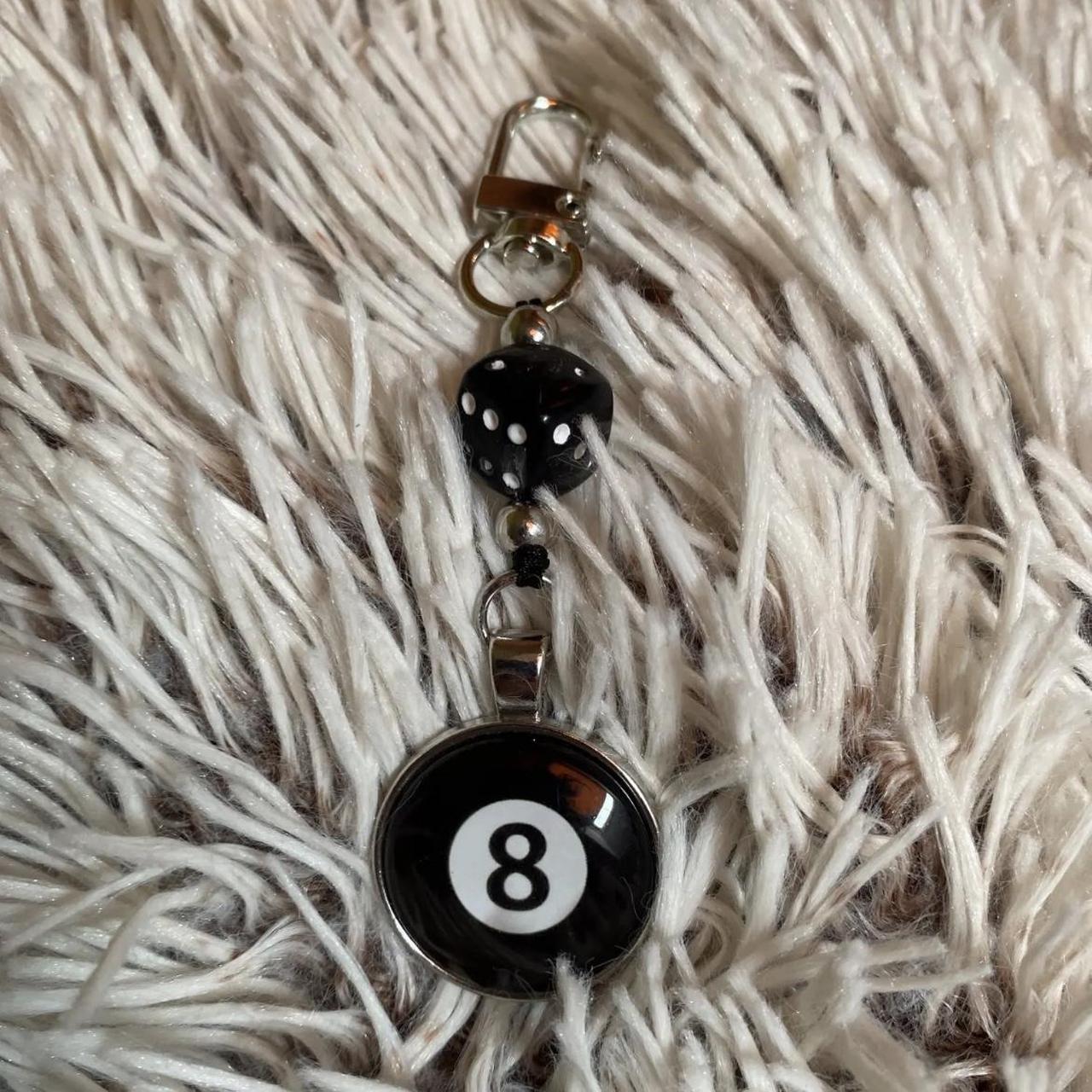 Stussy 8-ball inspired Keychain #stussy #y2k... - Depop