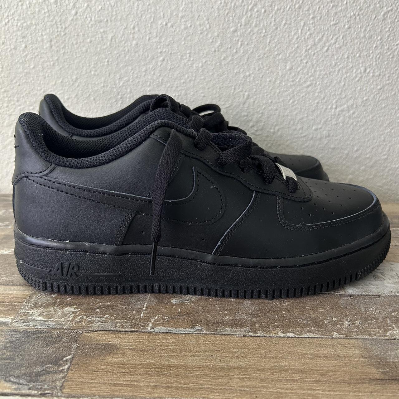 air force 1 junior size 6 black