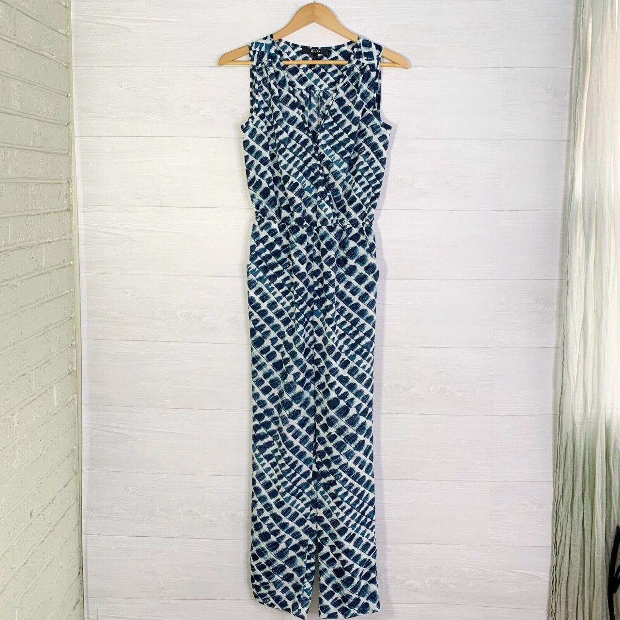 Bcbg 2024 blue jumpsuit