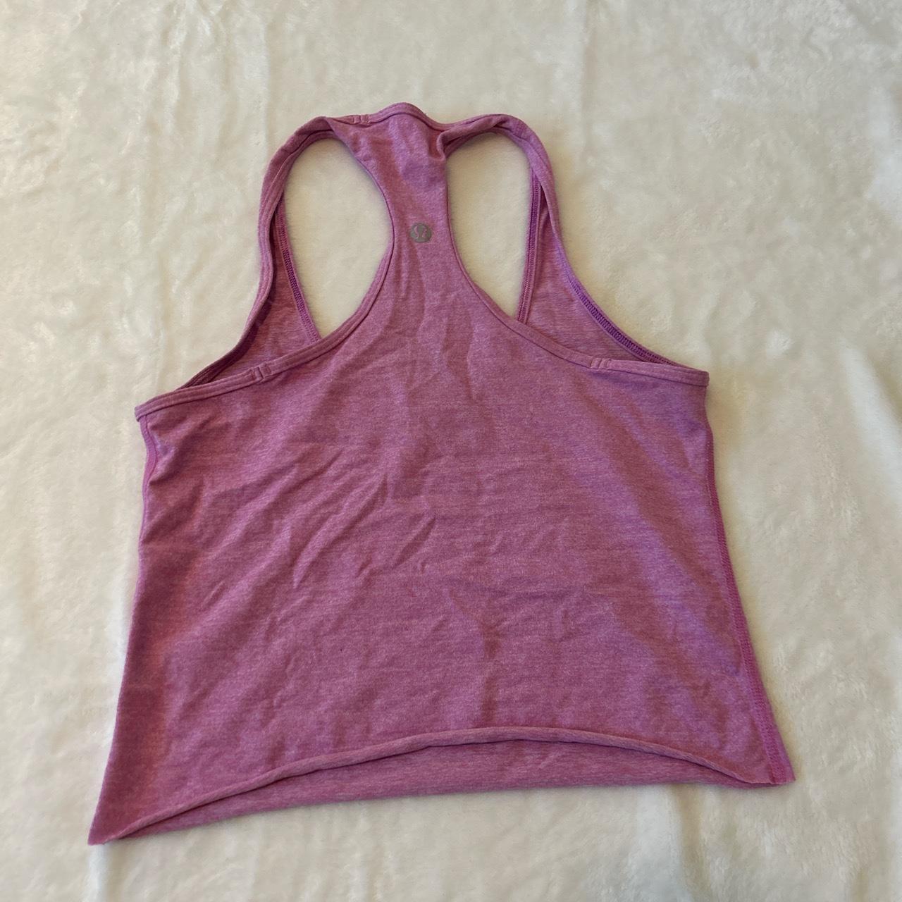 hot pink reversible lululemon tank top - no flaws... - Depop