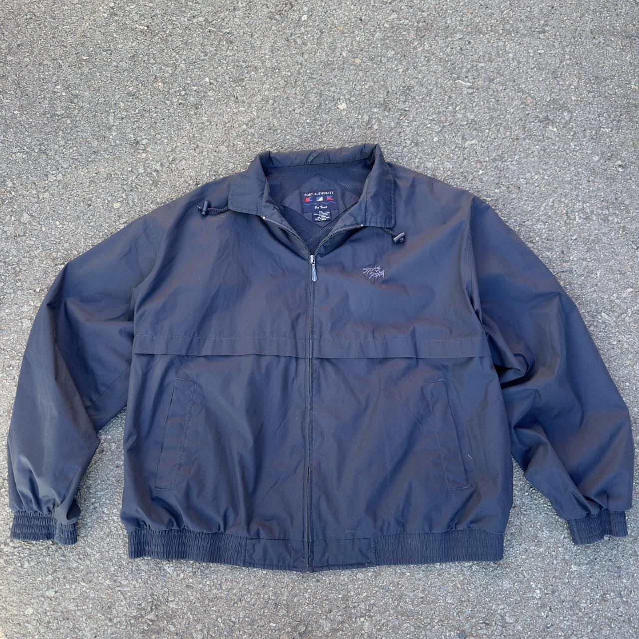 Port Authority Men's Navy Jacket | Depop