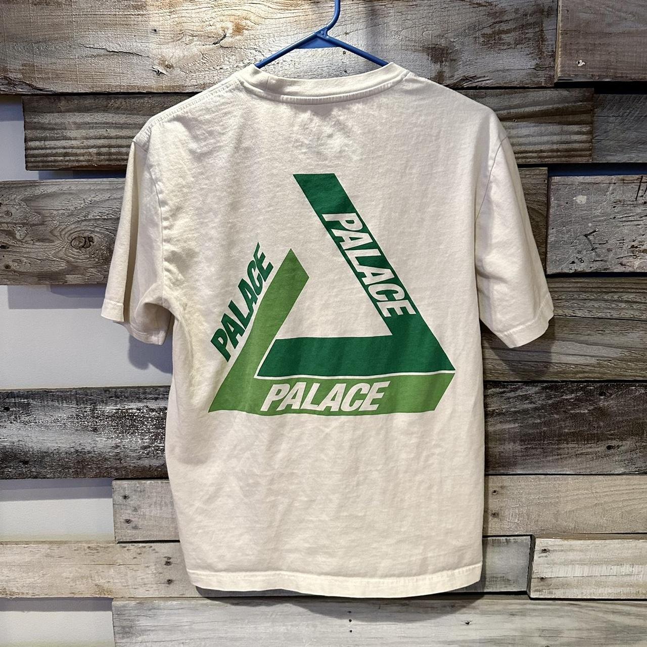 Palace Tri-Shadow White & Green T-Shirt