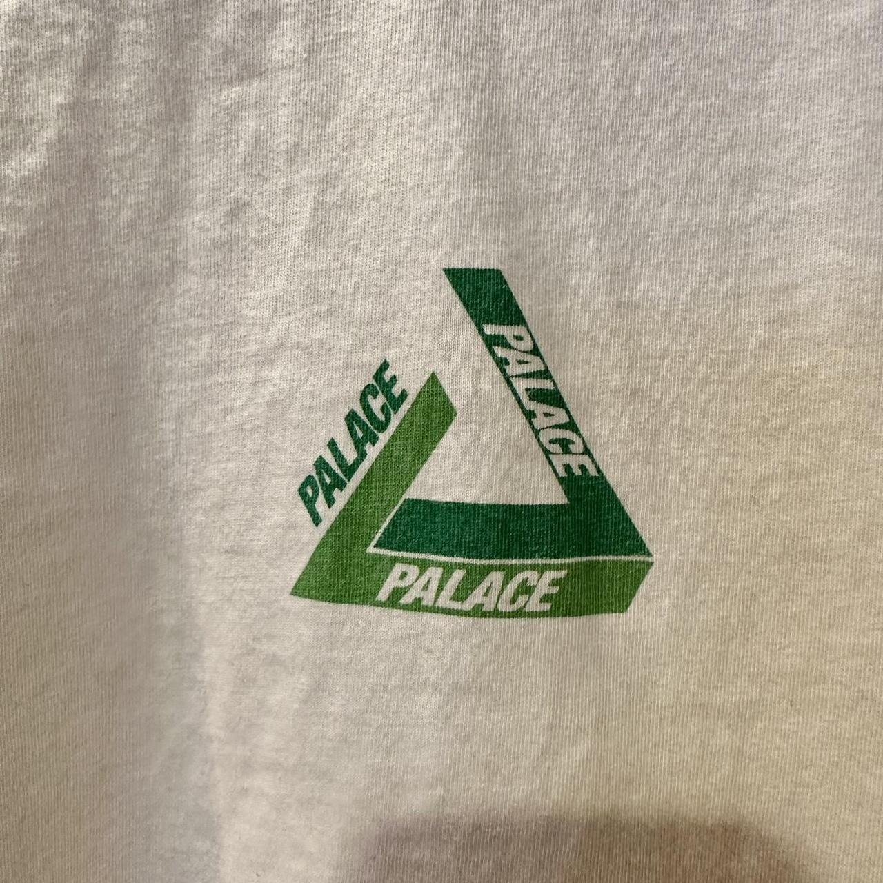 Palace Tri-Shadow White & Green T-Shirt