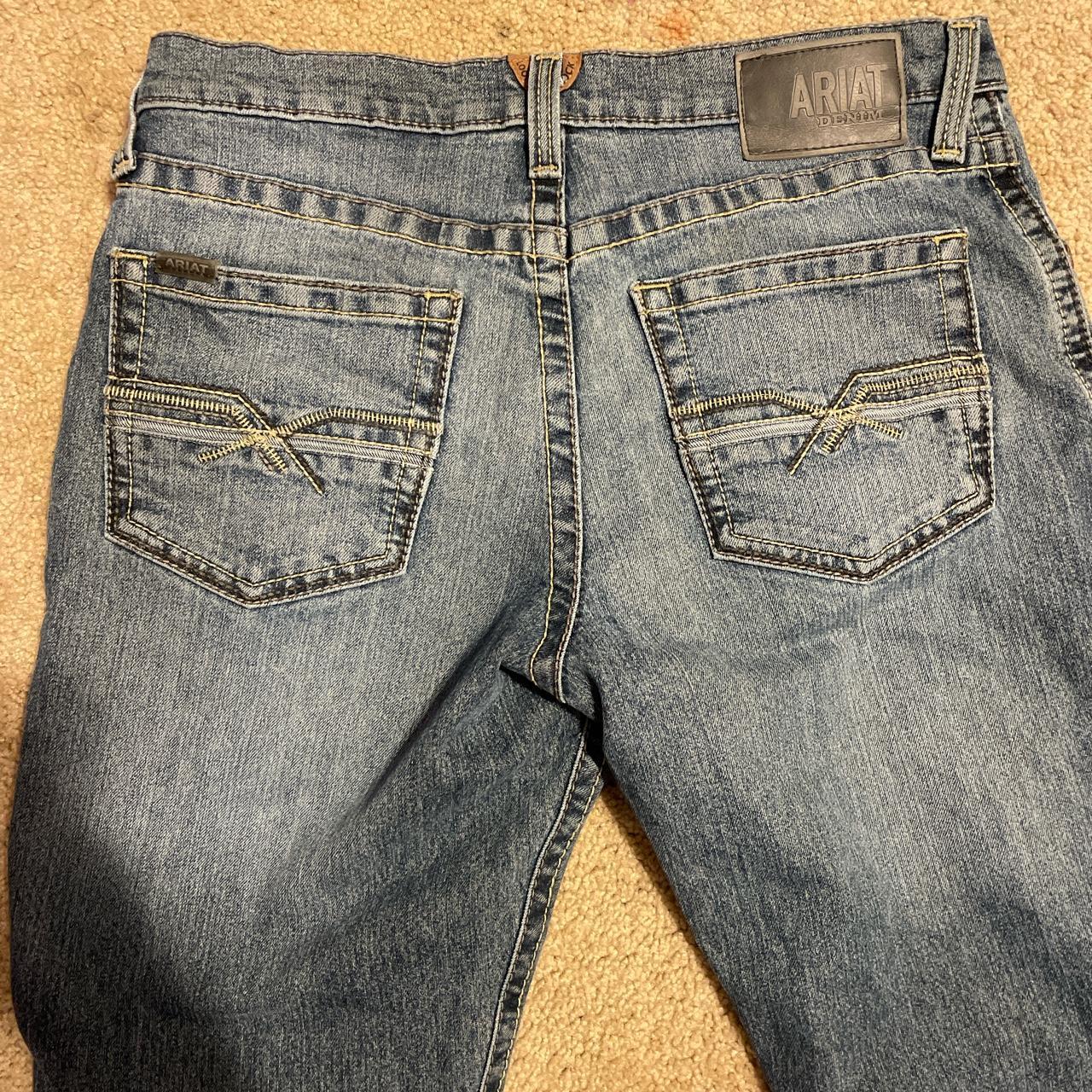 Ariat Men's Blue Jeans Depop