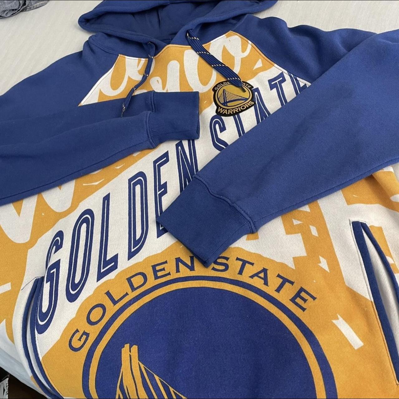 golden state warriors blue hoodie