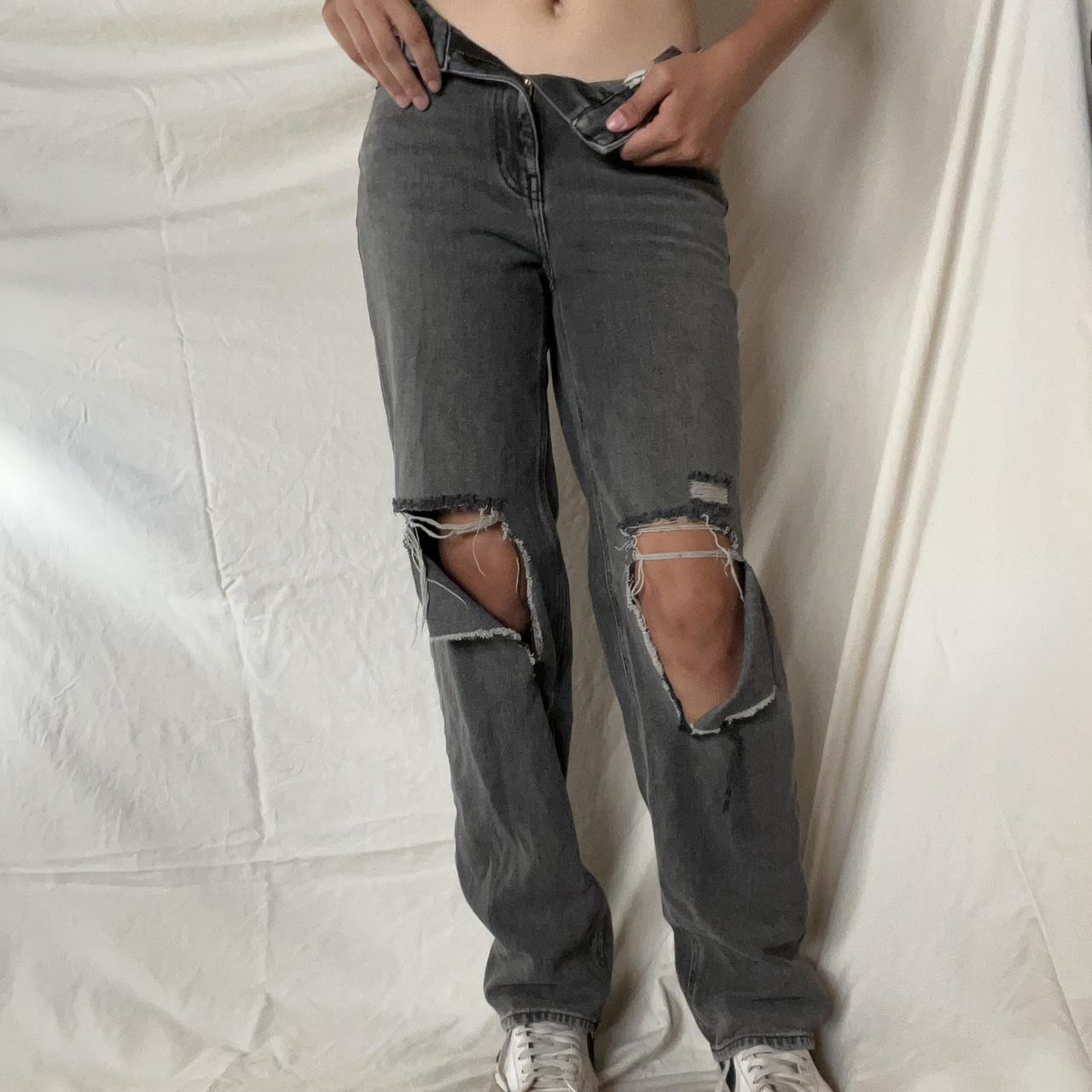 PacSun Washed Black Ripped '90s Boyfriend Jeans