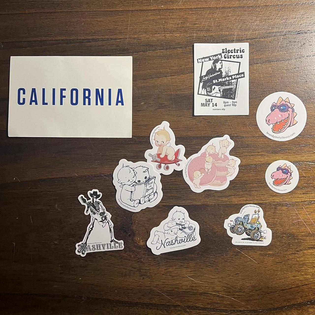 Coquette Lana Rare Brandy Melville Sticker Bundle Depop   P0 