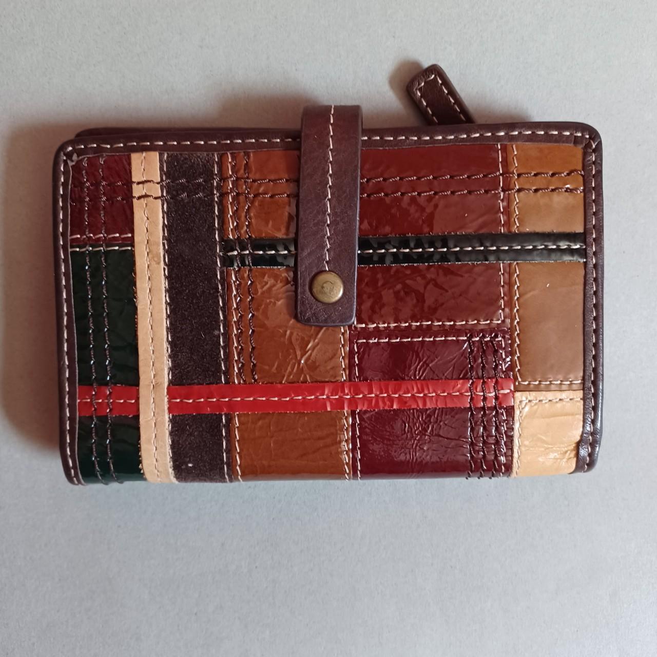 Fossil Women's Brown and Tan Walletpurses Depop