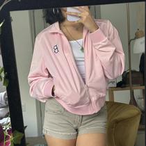 Pink Two-Tone Baseball Varsity Jacket - M ♡ New - Depop