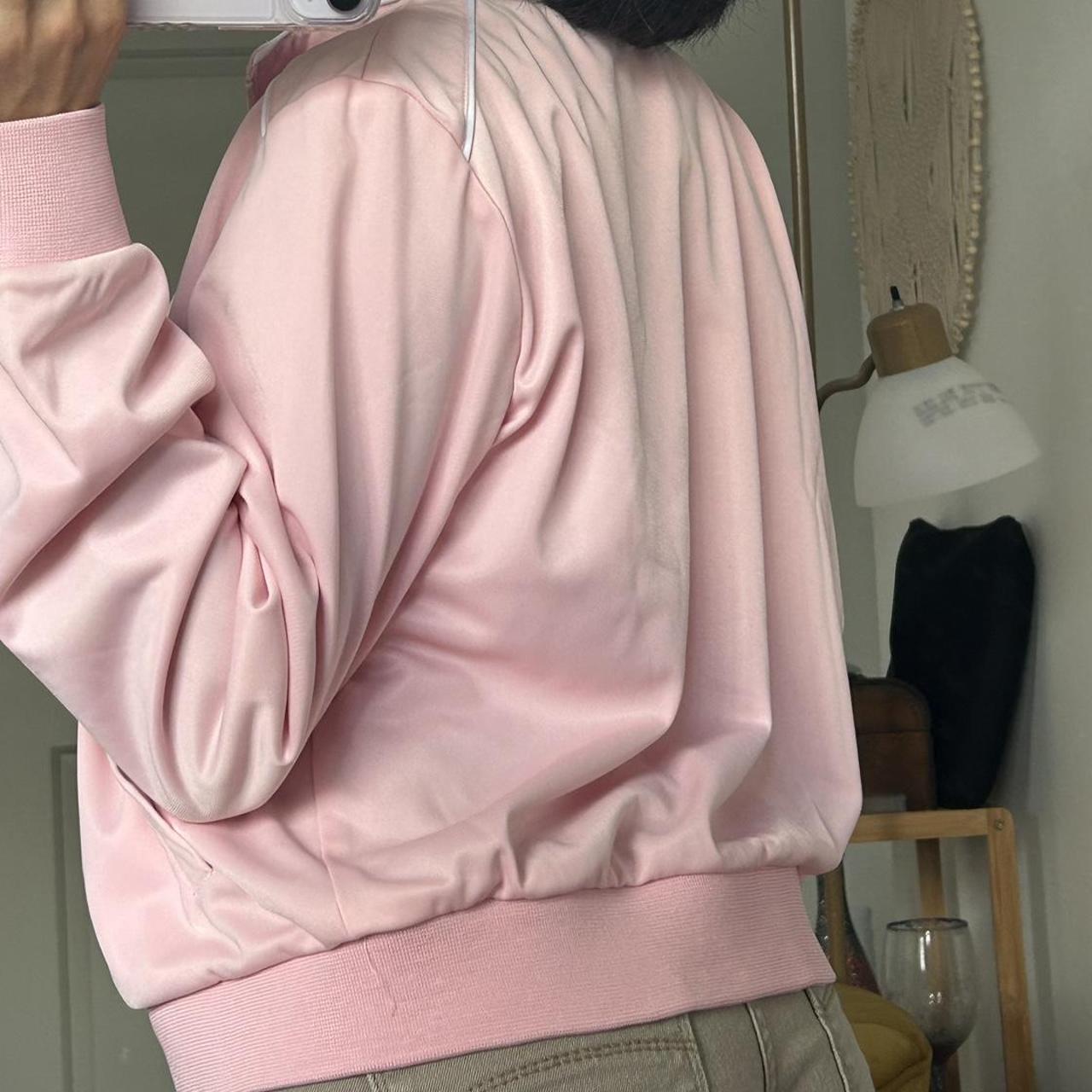 Pink Two-Tone Baseball Varsity Jacket - M ♡ New - Depop