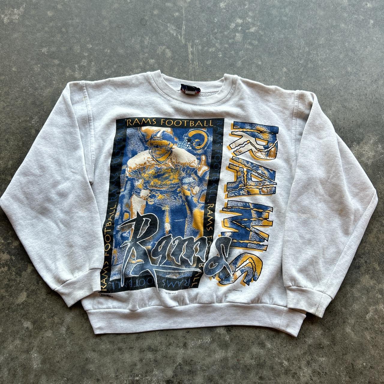 Men's Vintage Rams Graphic Crew Sweatshirt, Men's Tops