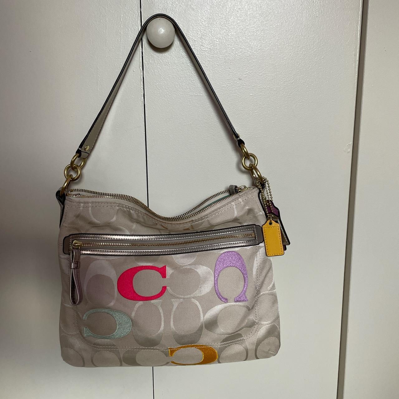 Coach Signature Poppy 2way Shoulder Bag