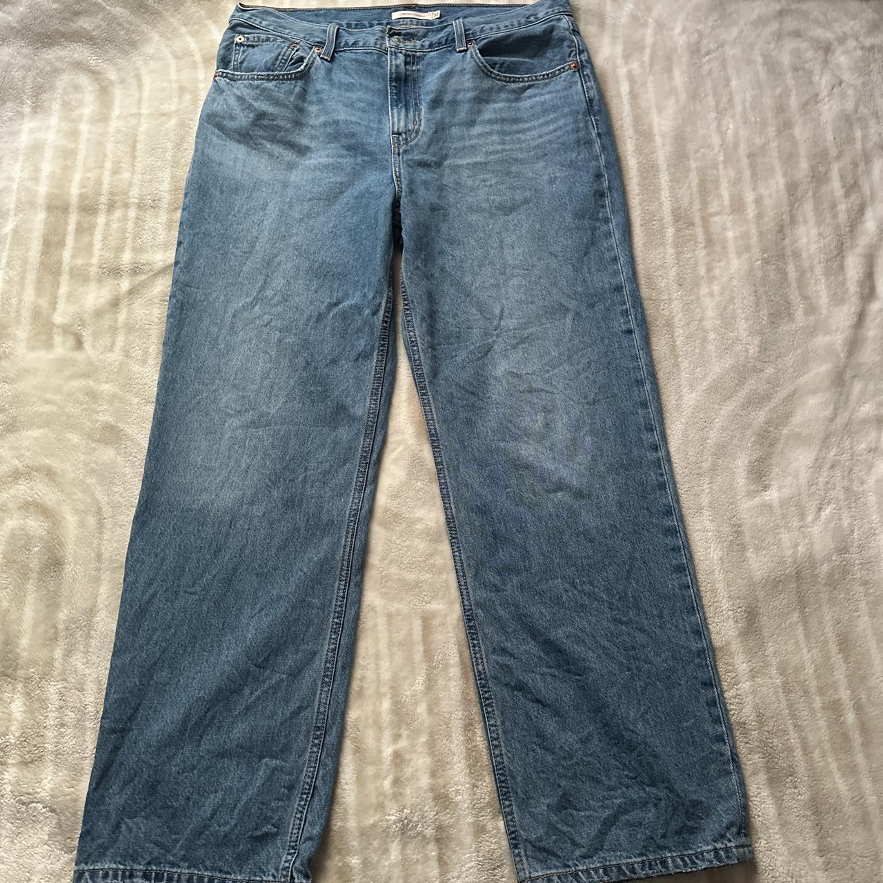 Levi baggy jeans perfect condition message for... - Depop