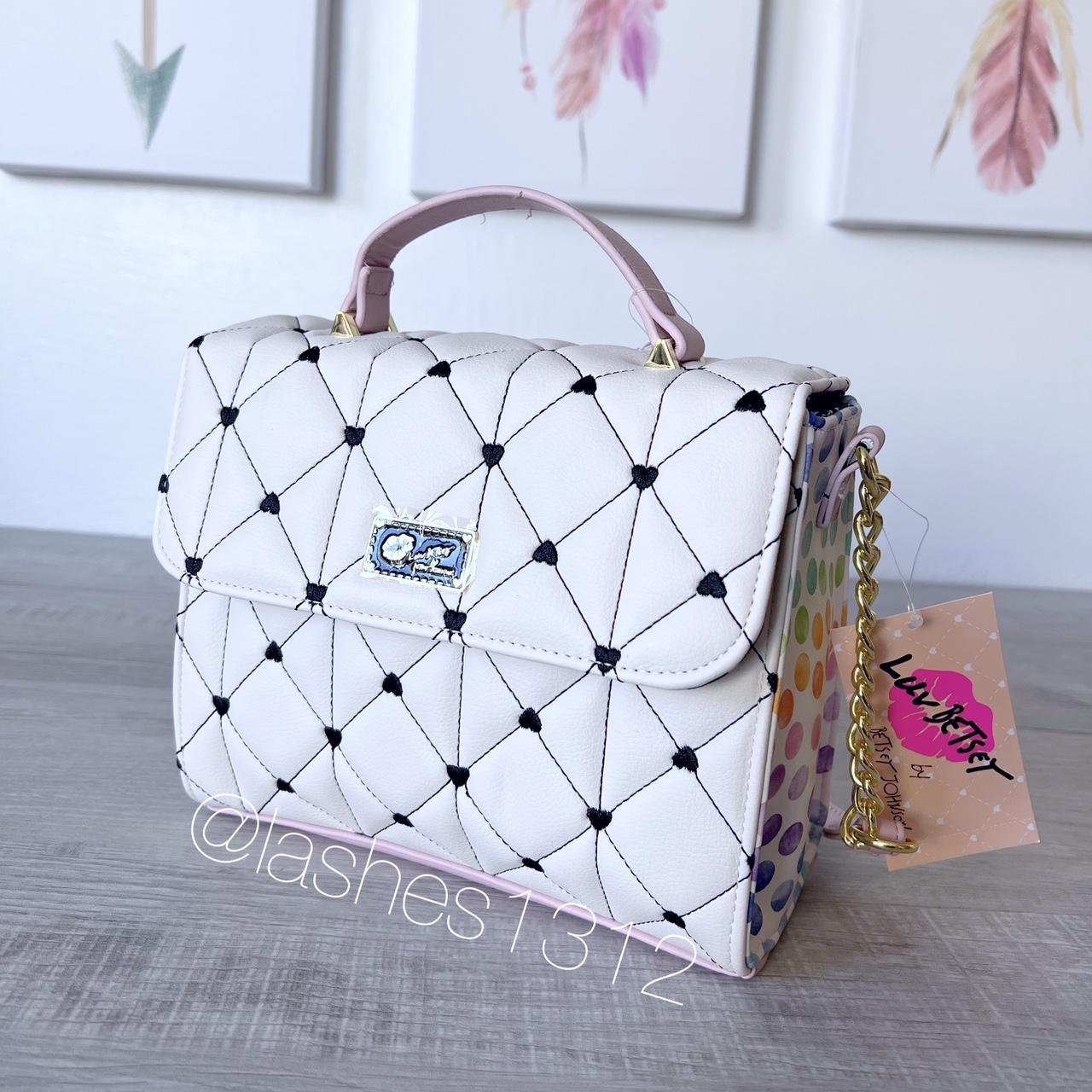 Betsey Johnson Bag White Rainbow Luv Betsey Addy... Depop