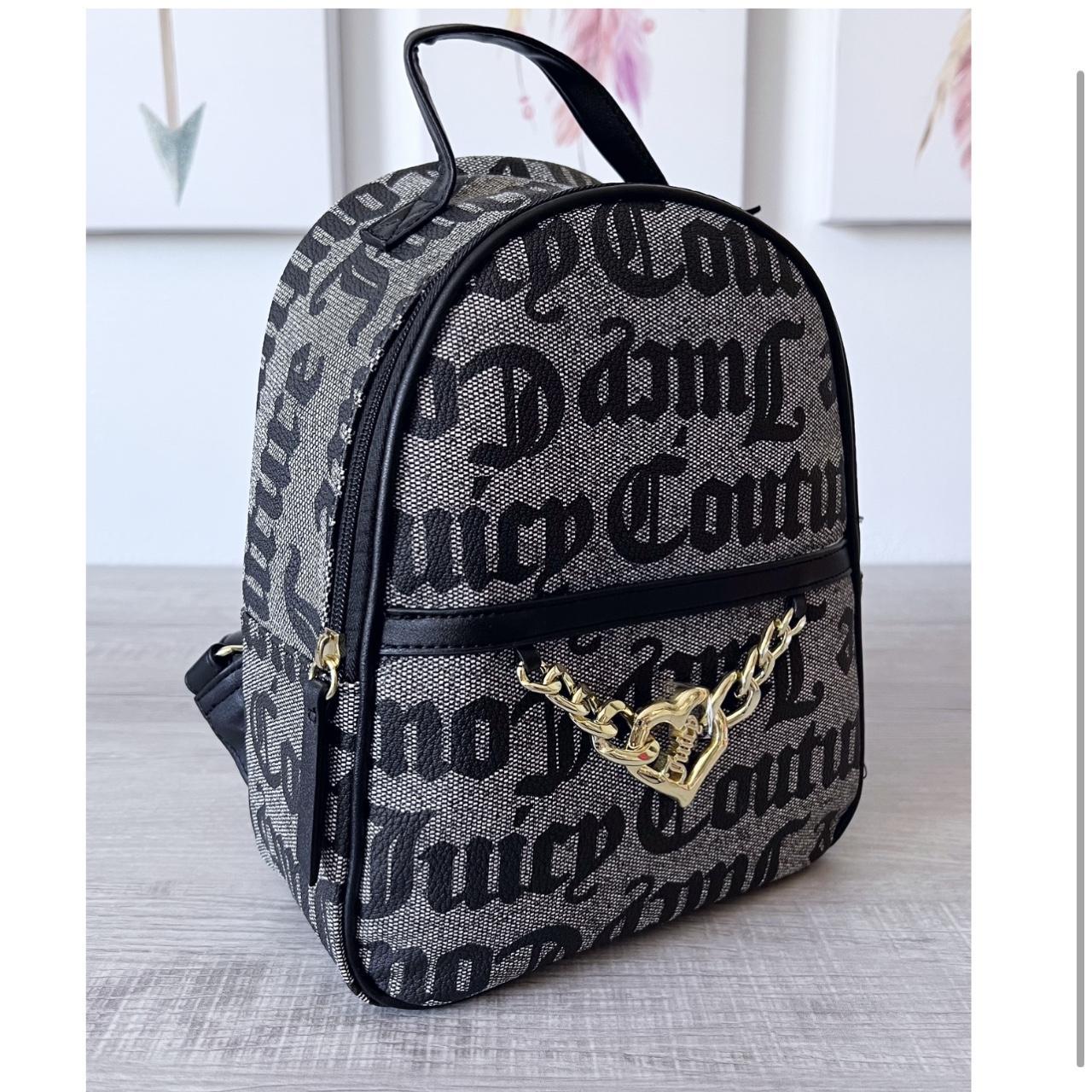 Black juicy couture backpack sale