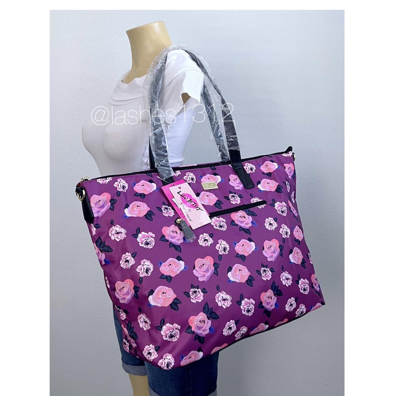 Luv Betsey high quality Jaycee Floral Duffle Bag