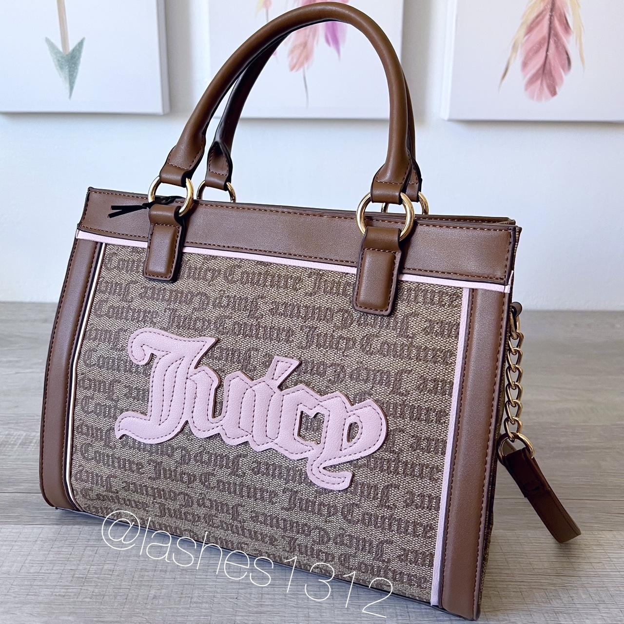 Juicy Couture Paparazzi Tote - Brown pebble faux... - Depop