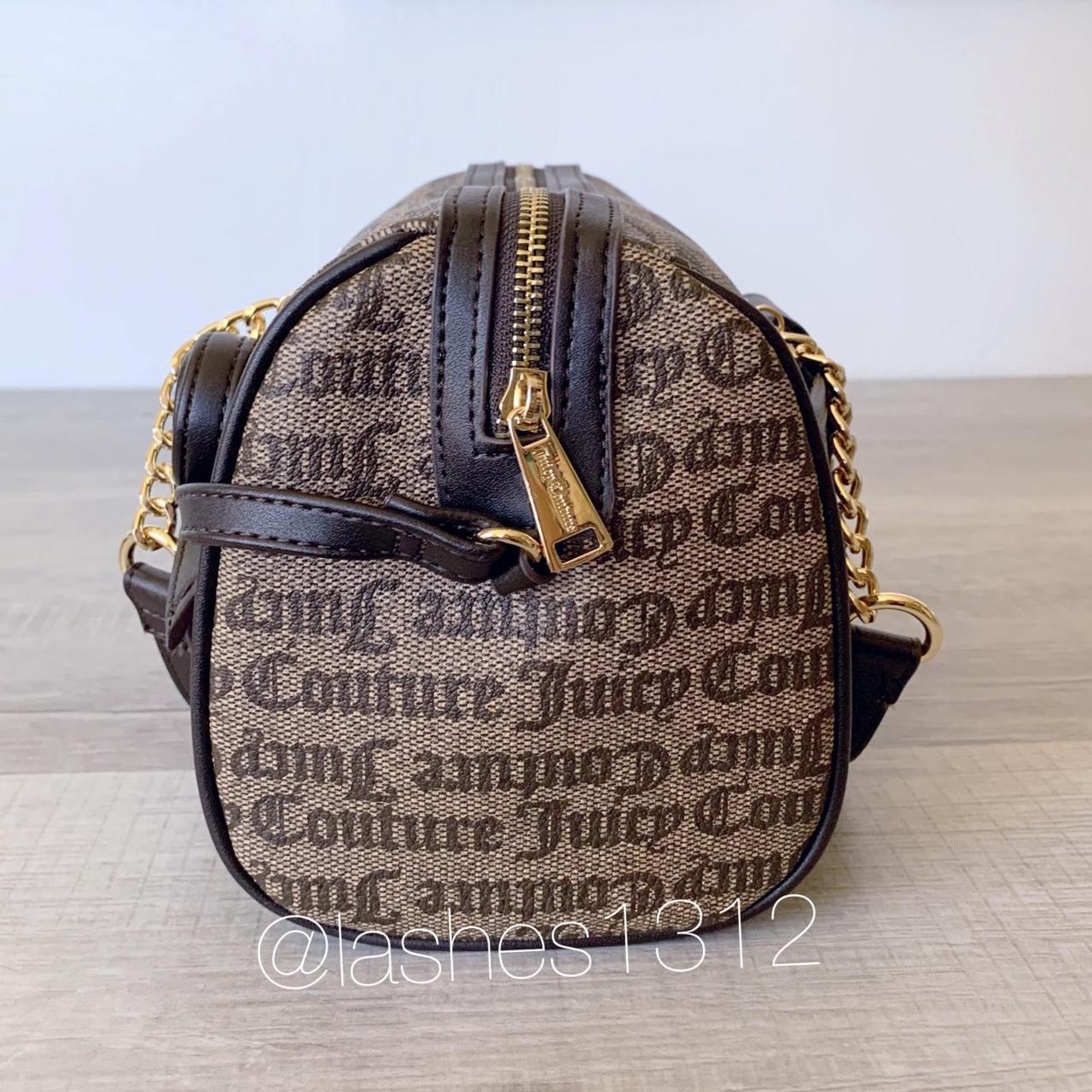 Juicy Couture Pop That Lock Satchel , - Brown faux...