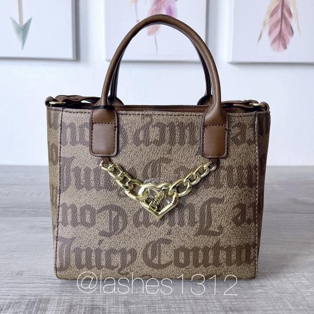 Juicy Couture Change of Heart Mini Tote - Pebbled - Depop